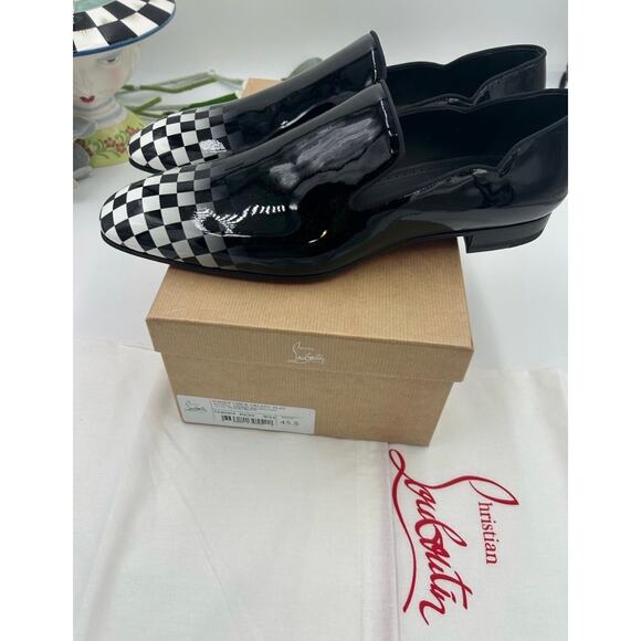 Men\'s Christian Louboutin, dandy chick Formula One Orlato loafers size 45.5 main image 10
